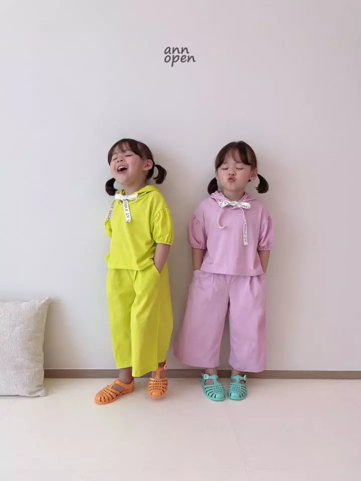 Ann Open - Korean Children Fashion - #childofig - Cotton Candy Hoody Tee - 6