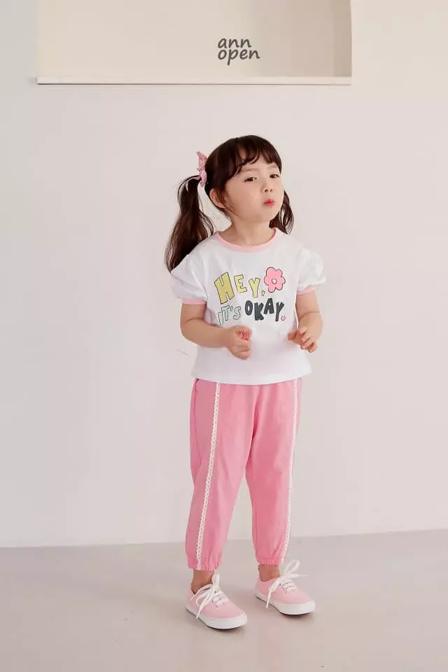 Ann Open - Korean Children Fashion - #designkidswear - Hey Puff Tee - 5