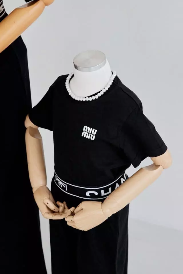 Ann Open - Korean Children Fashion - #kidsstore - Mi Woo Crop Tee - 3