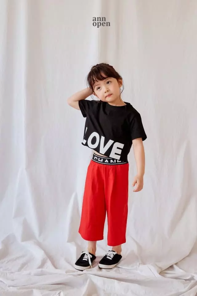 Ann Open - Korean Women Fashion - #momslook - Band Wide Pants Mom