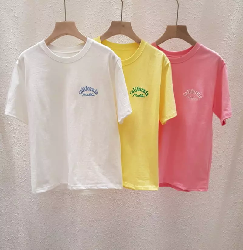 Another Plan - Korean Women Fashion - #momslook - Dreaming Embrodiery Short Sleeves Tee - 9