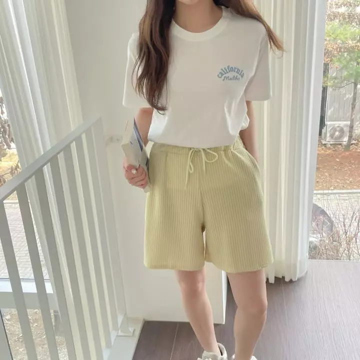 Another Plan - Korean Women Fashion - #pursuepretty - Dreaming Embroidery Tee - 2