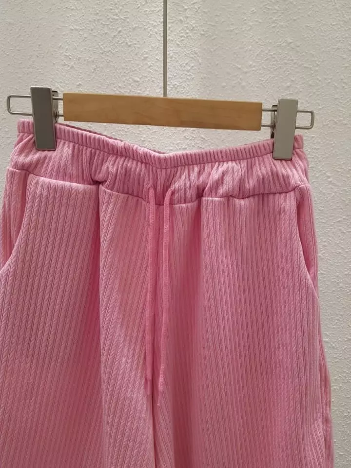Another Plan - Korean Women Fashion - #restrostyle - Churros Rib Shorts