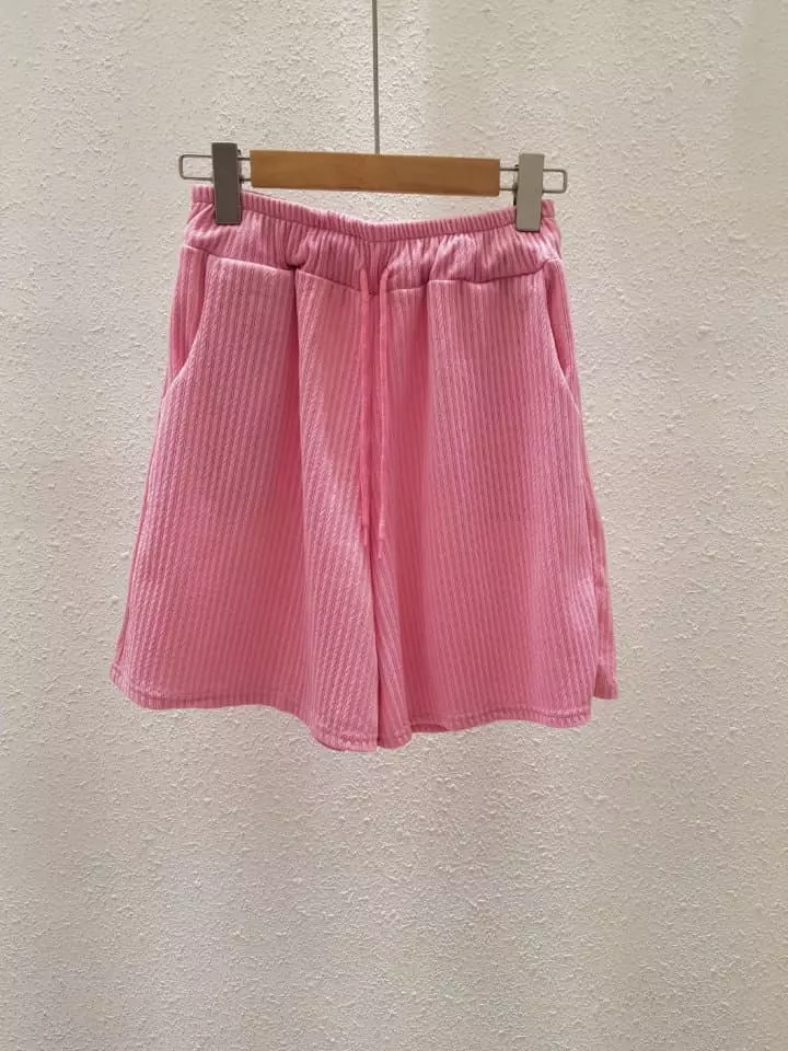 Another Plan - Korean Women Fashion - #romanticstyle - Churros Rib Shorts - 2