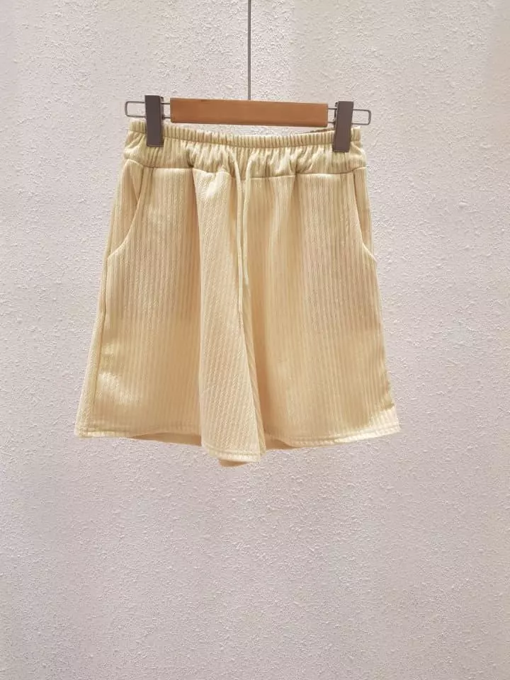 Another Plan - Korean Women Fashion - #thelittlethings - Churros Rib Shorts - 5