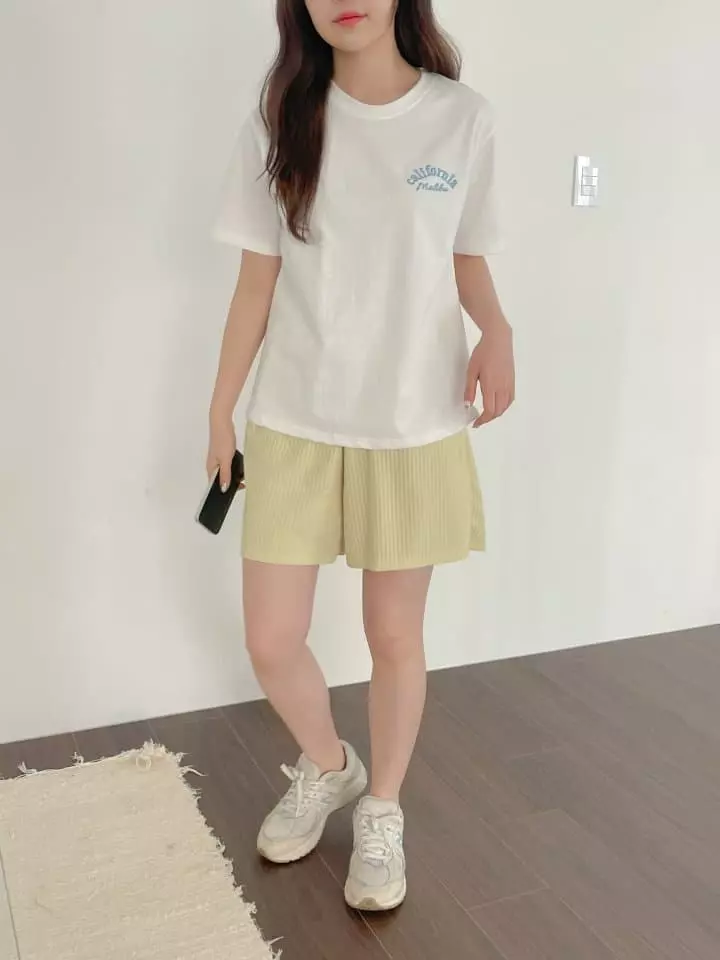 Another Plan - Korean Women Fashion - #vintagekidsstyle - Dreaming Embroidery Tee