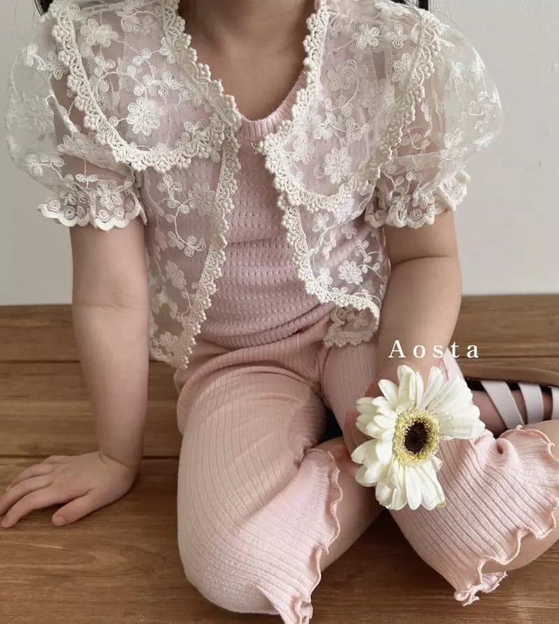 Aosta - Korean Children Fashion - #Kfashion4kids - Lace Borelo - 8