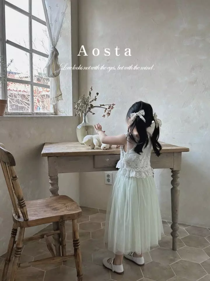 Aosta - Korean Children Fashion - #childofig - Camellia Tutu One-piece - 5