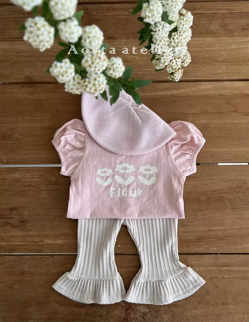 Aosta - Korean Children Fashion - #prettylittlegirls - Polle Puff Tee - 4
