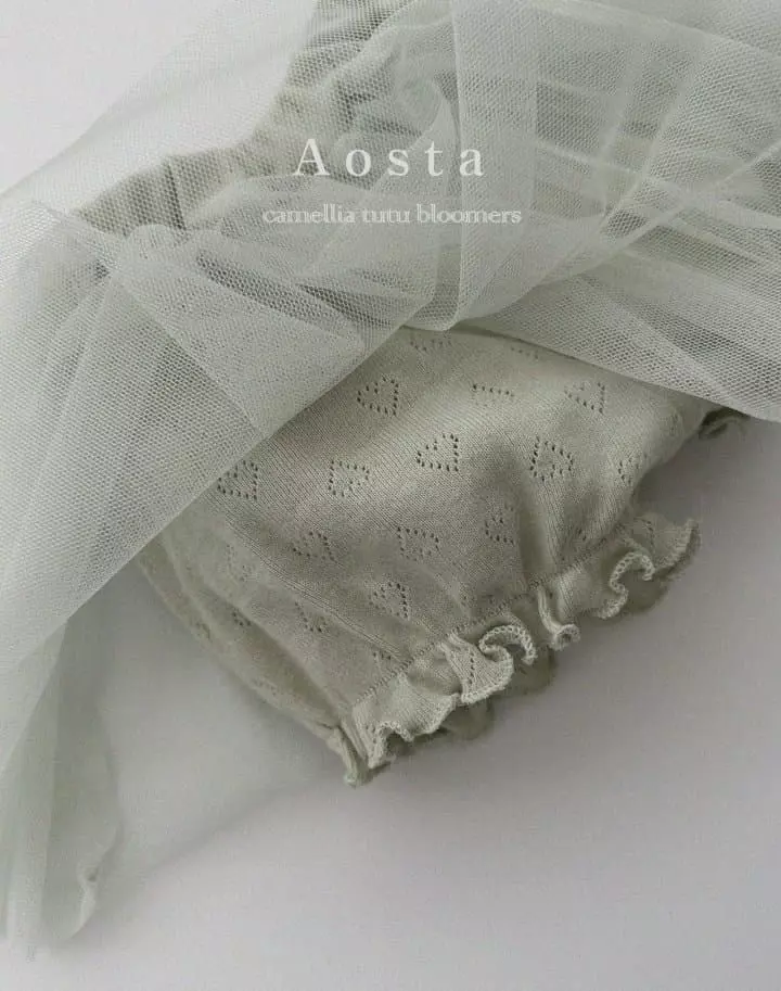 Aosta - Korean Children Fashion - #designkidswear - Camellia Tutu Bloomer - 5