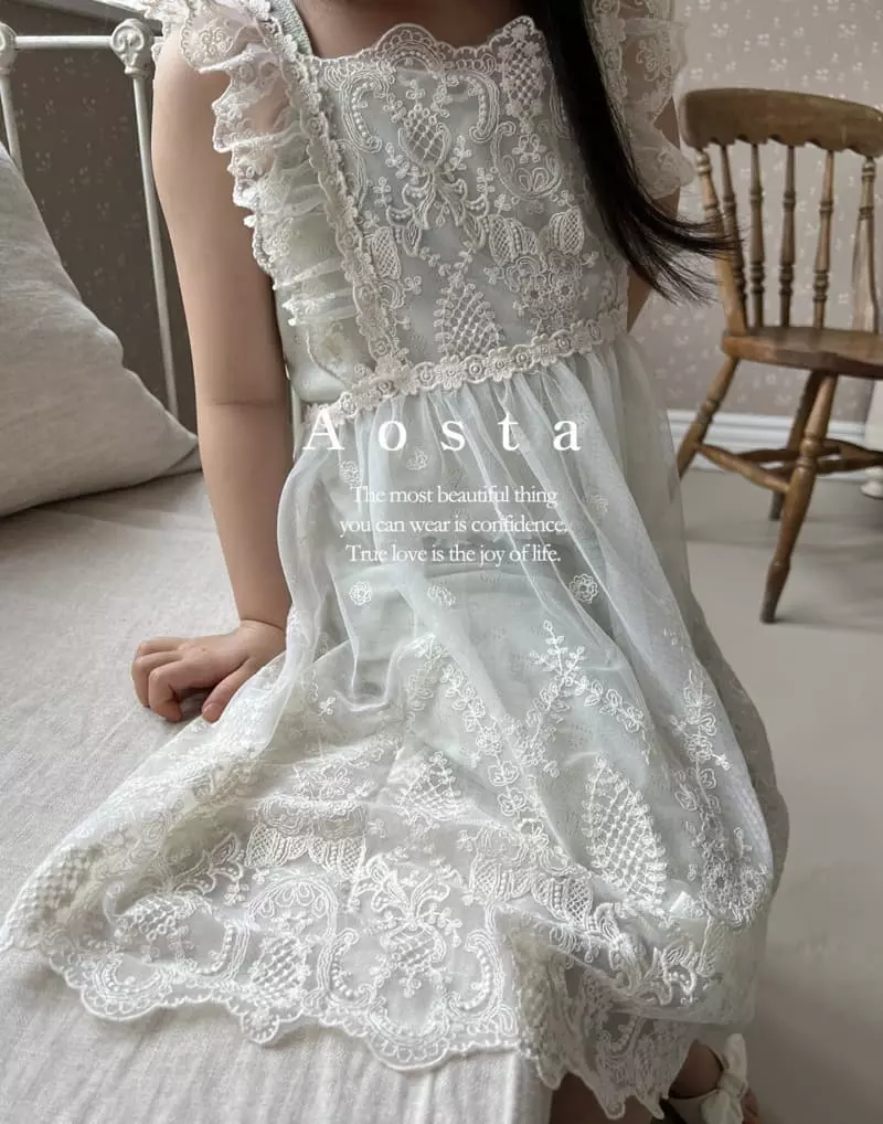 Aosta - Korean Children Fashion - #discoveringself - Grace One-piece - 2