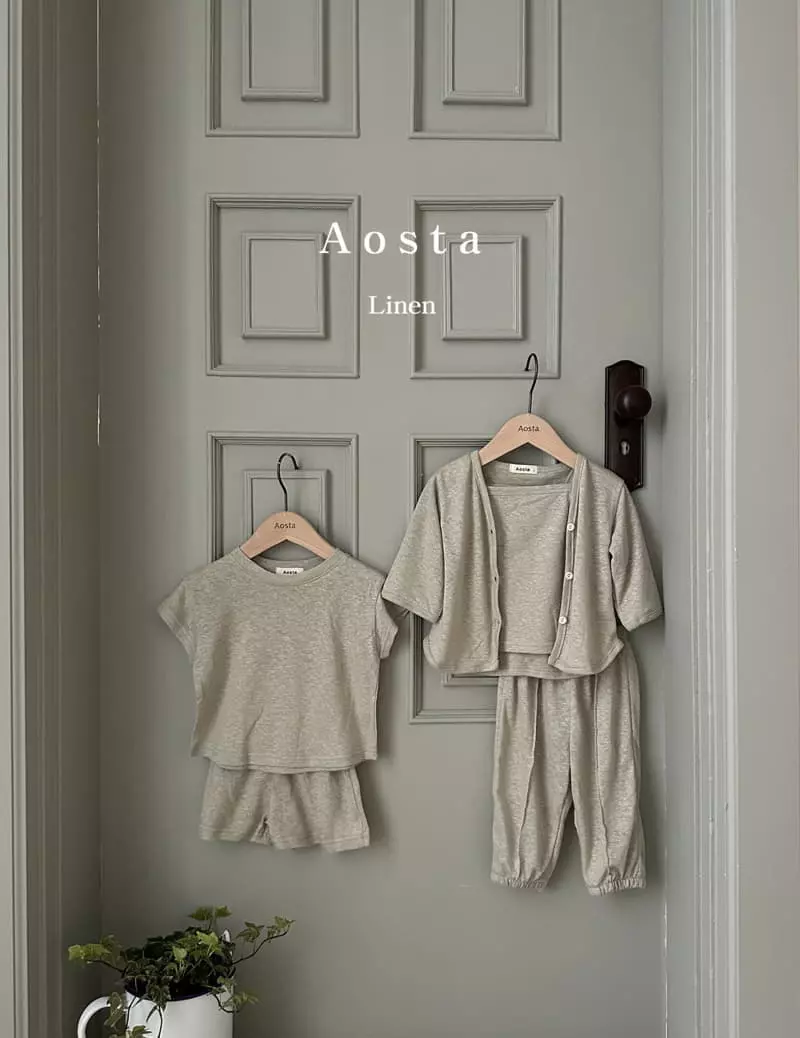 Aosta - Korean Children Fashion - #kidzfashiontrend - Linen Sleeveless - 9