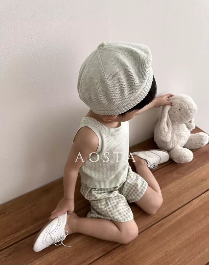Aosta - Korean Children Fashion - #kidzfashiontrend - Knit Beret Hat - 2