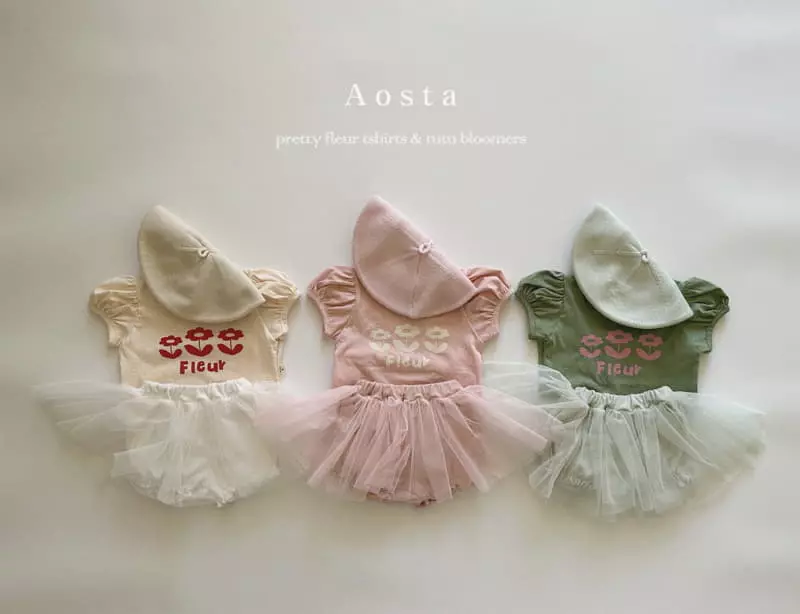Aosta - Korean Children Fashion - #magicofchildhood - Polle Puff Tee
