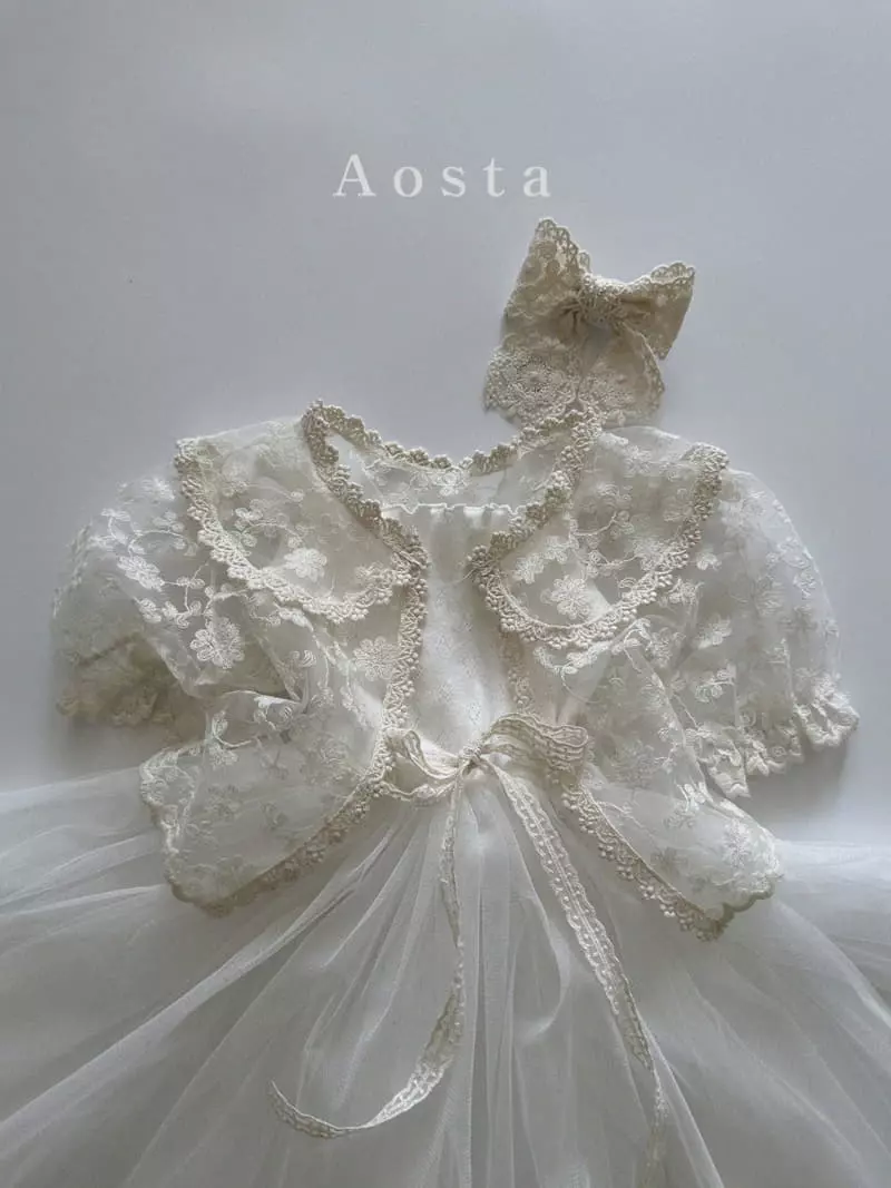 Aosta - Korean Children Fashion - #minifashionista - Lace Ribbon Hairpin - 5