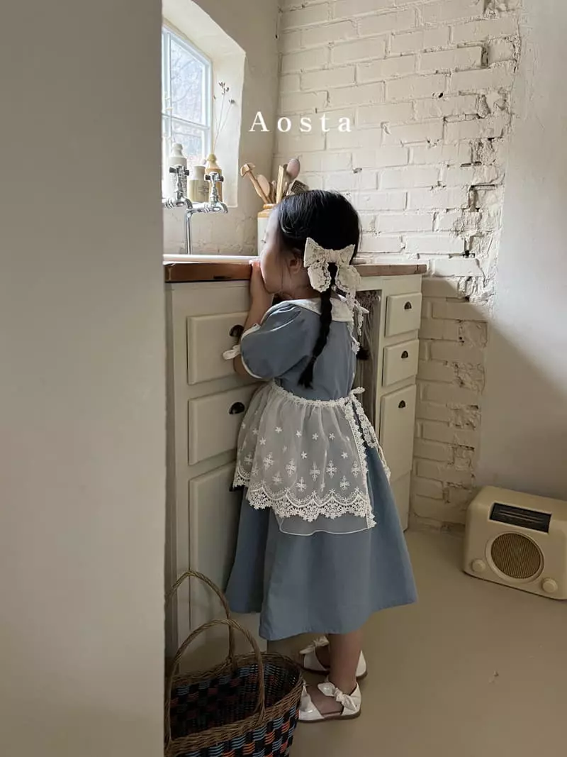 Aosta - Korean Children Fashion - #prettylittlegirls - Sha Layered One-piece 0~5y - 2