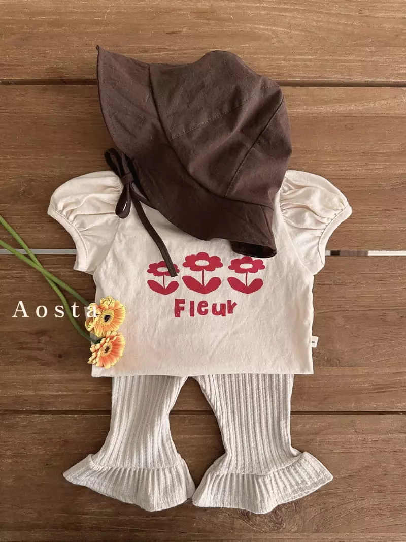 Aosta - Korean Children Fashion - #prettylittlegirls - Polle Puff Tee - 3