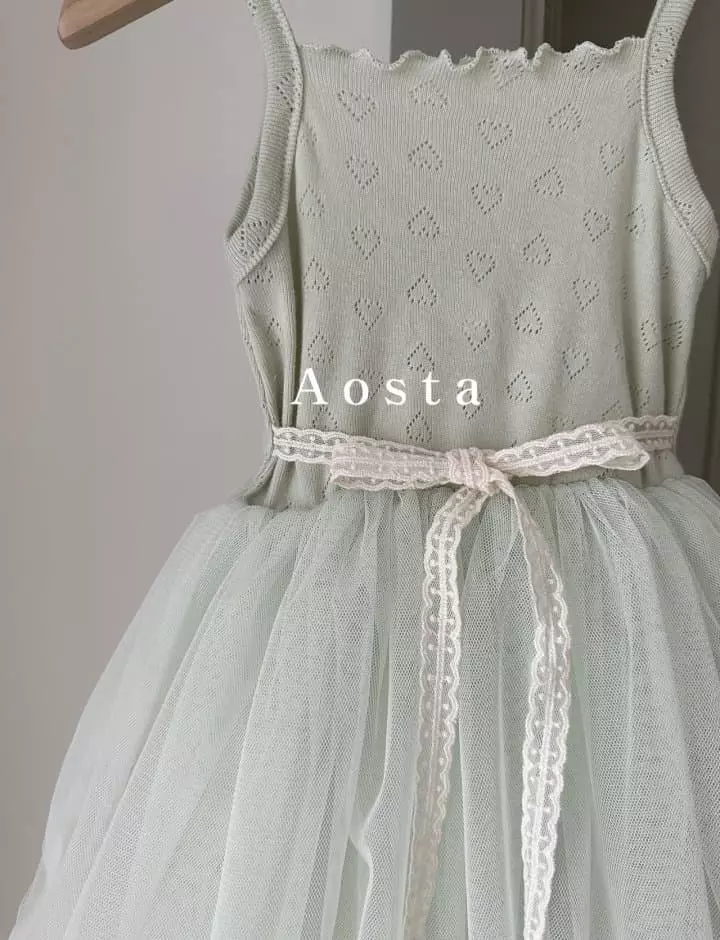 Aosta - Korean Children Fashion - #todddlerfashion - Camellia Tutu One-piece - 2