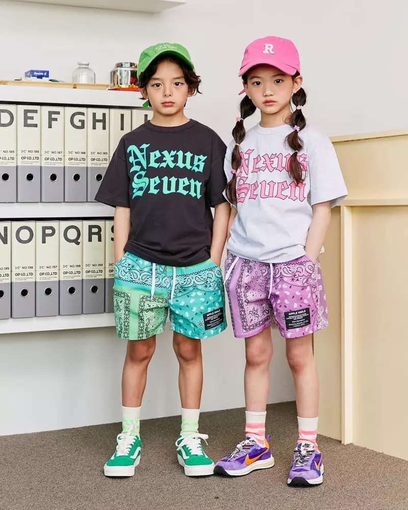 Apple Smile - Korean Children Fashion - #designkidswear - Nexus Tee