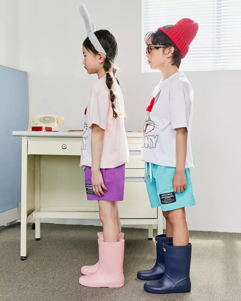 Apple Smile - Korean Children Fashion - #kidsshorts - Pastel Pants