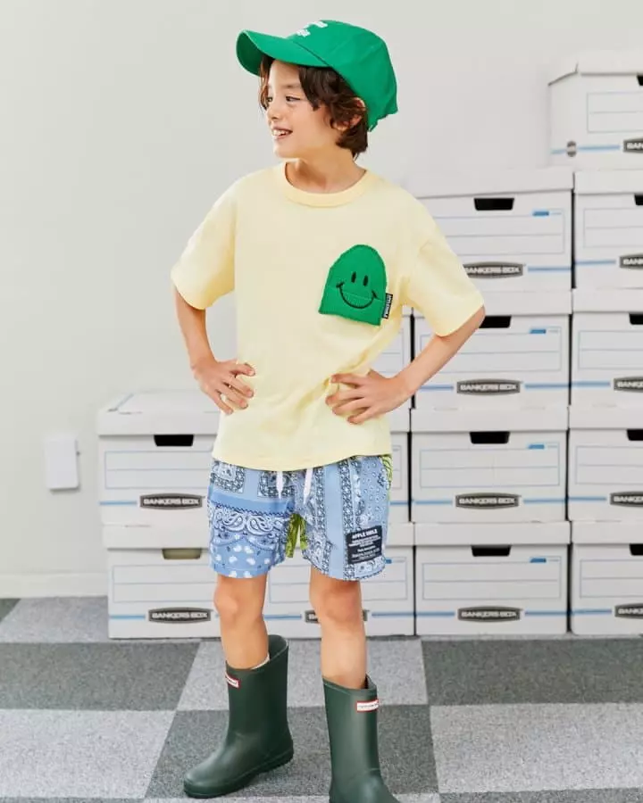 Apple Smile - Korean Children Fashion - #kidsstore - Knit Hat Tee - 9