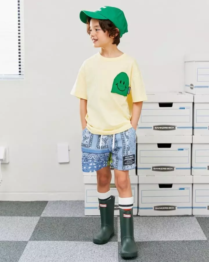 Apple Smile - Korean Children Fashion - #kidzfashiontrend - Knit Hat Tee - 10