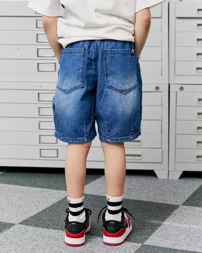 Apple Smile - Korean Children Fashion - #littlefashionista - Dart Jeans - 2