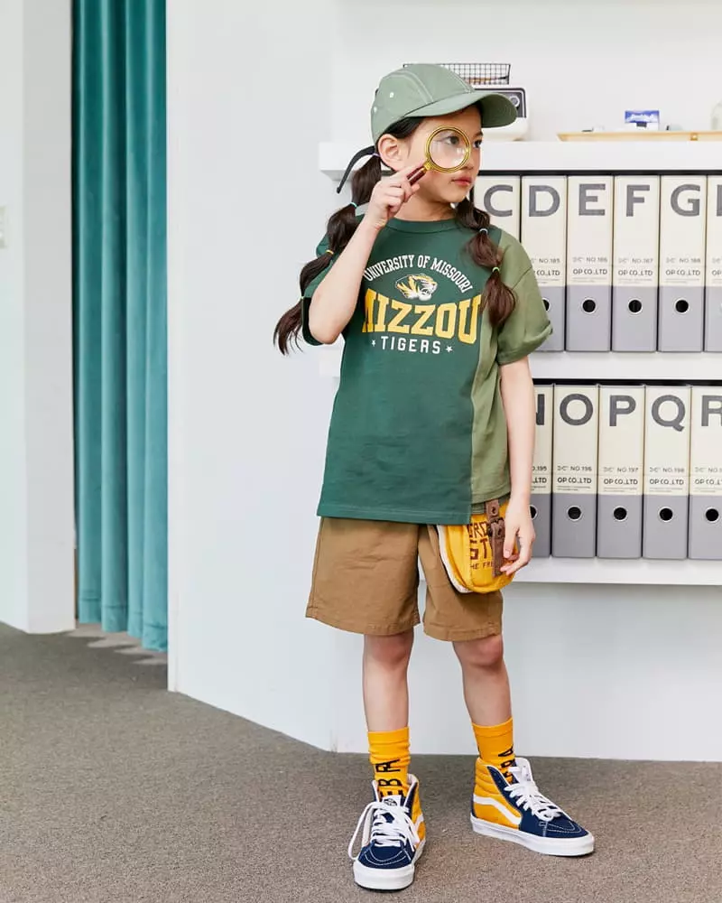 Apple Smile - Korean Children Fashion - #toddlerclothing - Tiger Tee - 5
