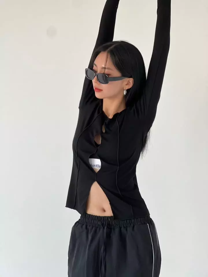 Atpz - Korean Women Fashion - #momslook - 3 Whole Tee - 6