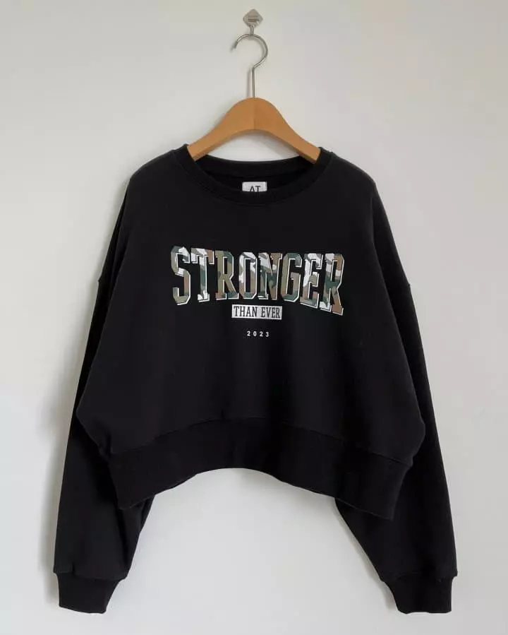 Atpz - Korean Women Fashion - #thatsdarling - Stronger Sweatshirt - 9