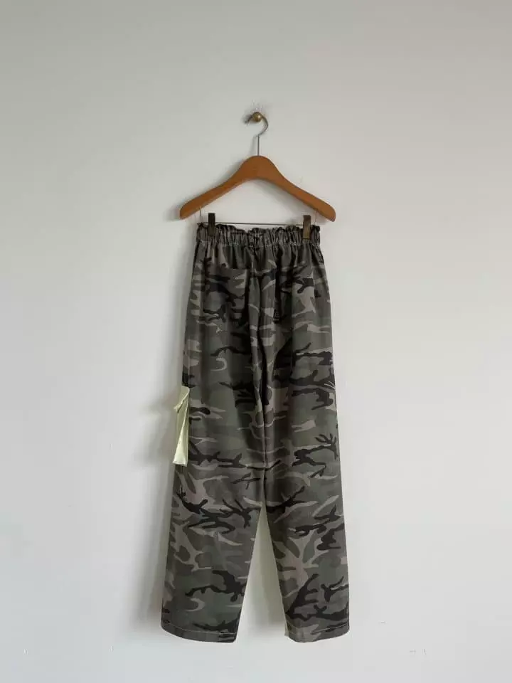Atpz - Korean Women Fashion - #vintagekidsstyle - Satin Cargo Pants - 10