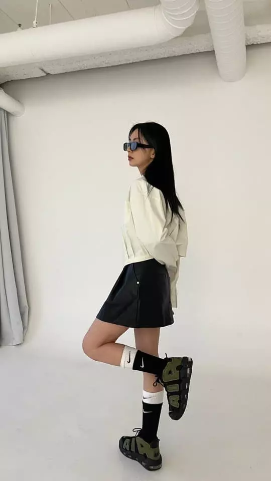 Atpz - Korean Women Fashion - #womensfashion - 2 Way Crop Shirt - 6