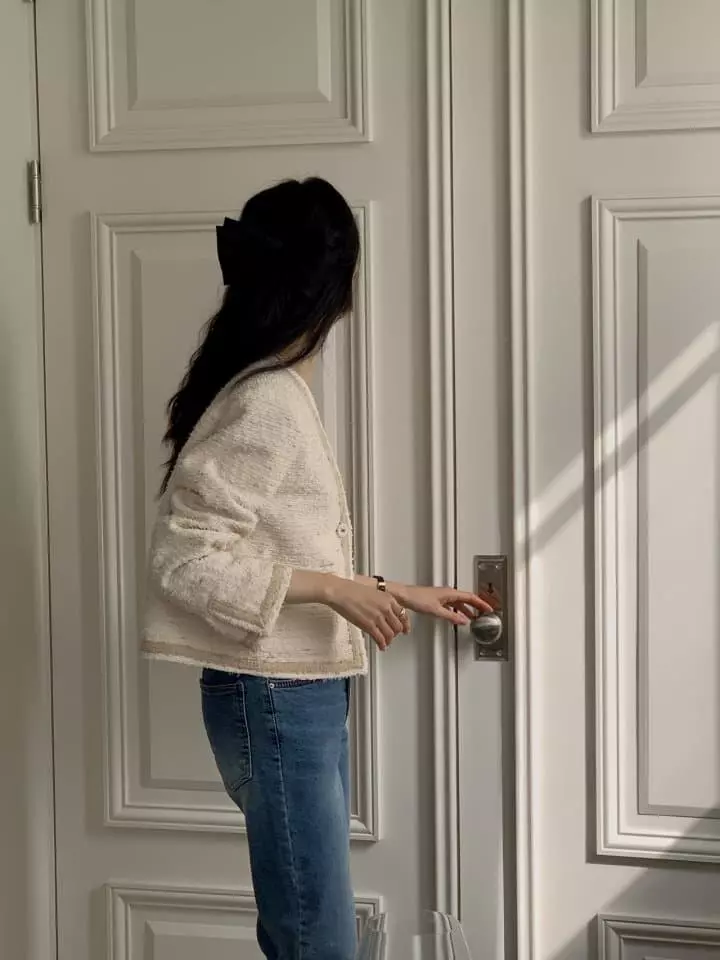 Atthismoment - Korean Women Fashion - #womensfashion - Coin Twid Jacket - 5