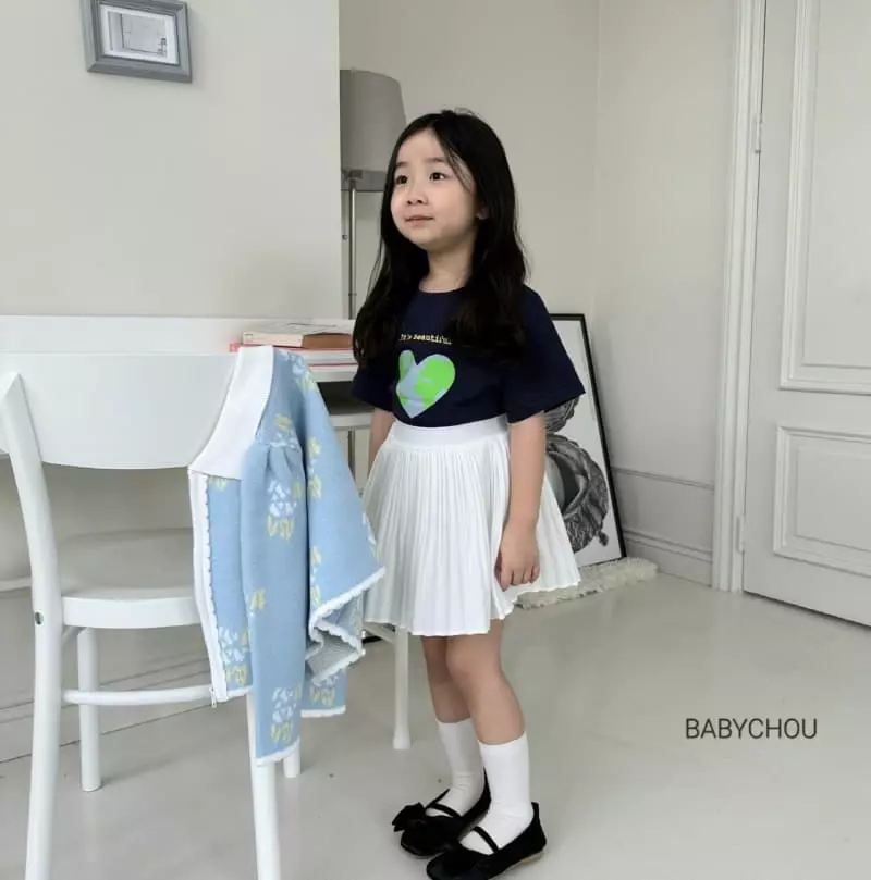 Babychou - Korean Children Fashion - #childofig - Love Us Tee - 9