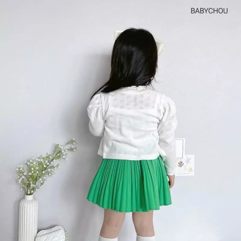 Babychou - Korean Children Fashion - #magicofchildhood - Half Wrinkle Skirt - 9