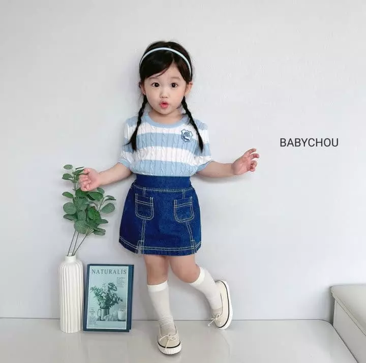 Babychou - Korean Children Fashion - #minifashionista - Summer Cable Tee - 9