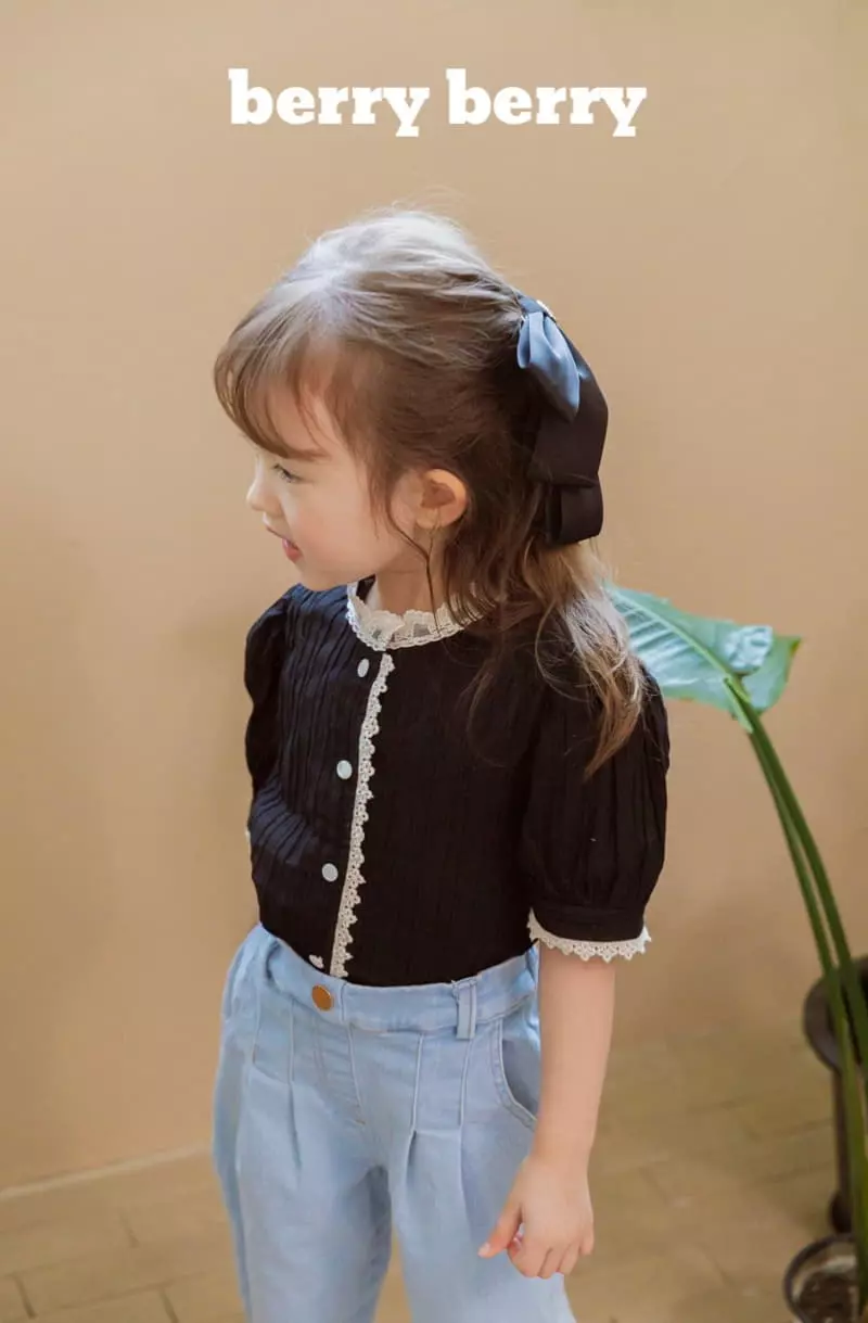 Berry Berry - Korean Children Fashion - #Kfashion4kids - Circle Denim Jeans - 11