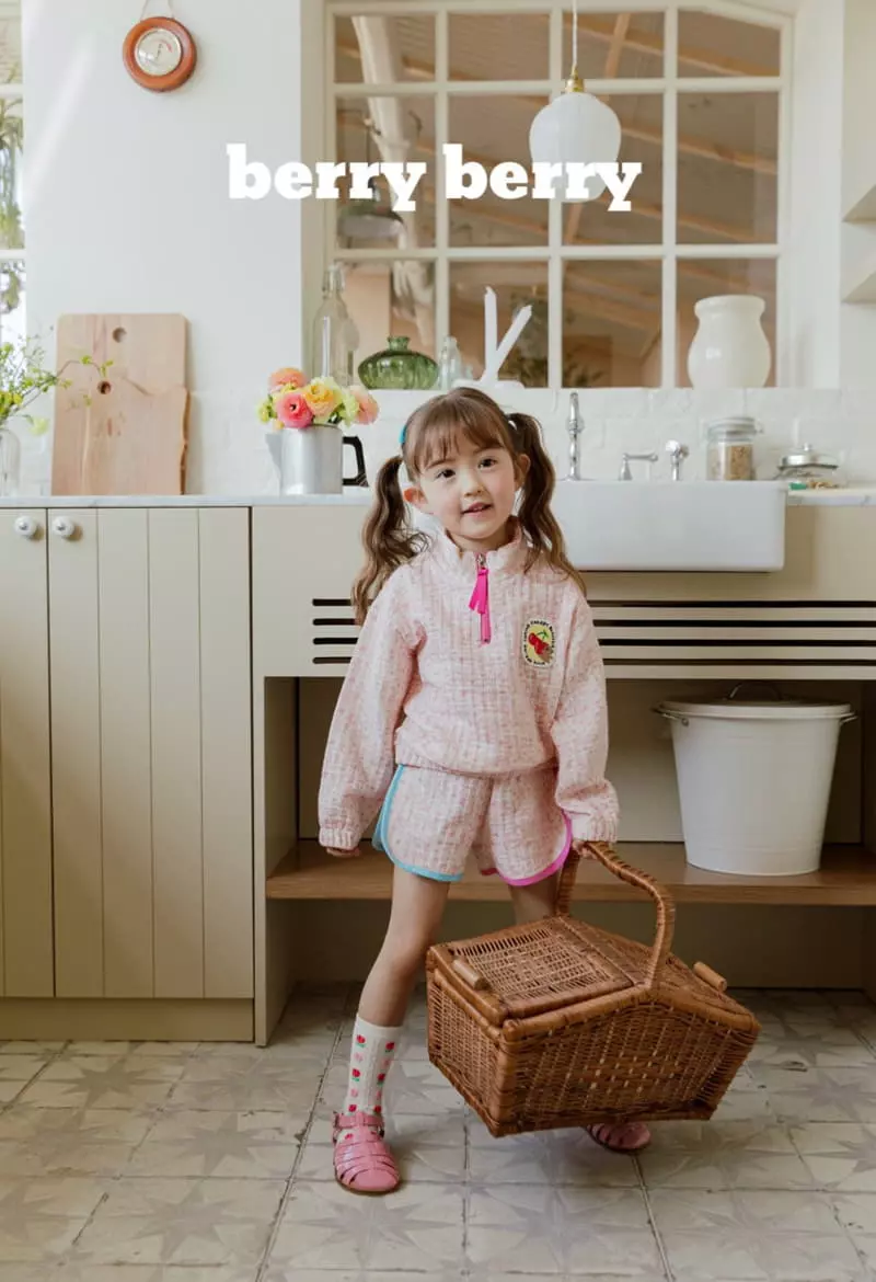Berry Berry - Korean Children Fashion - #childofig - Cherry Top Bottom Set - 10