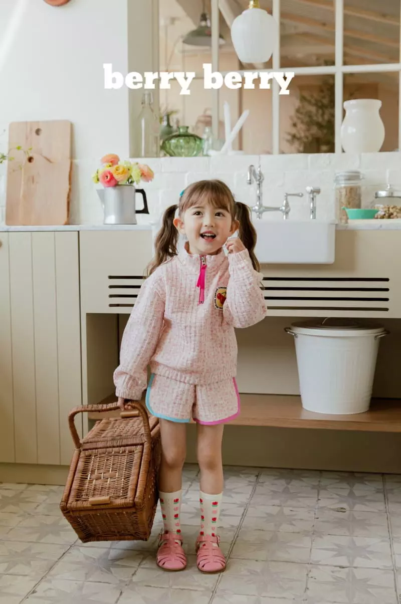 Berry Berry - Korean Children Fashion - #childofig - Cherry Top Bottom Set - 11