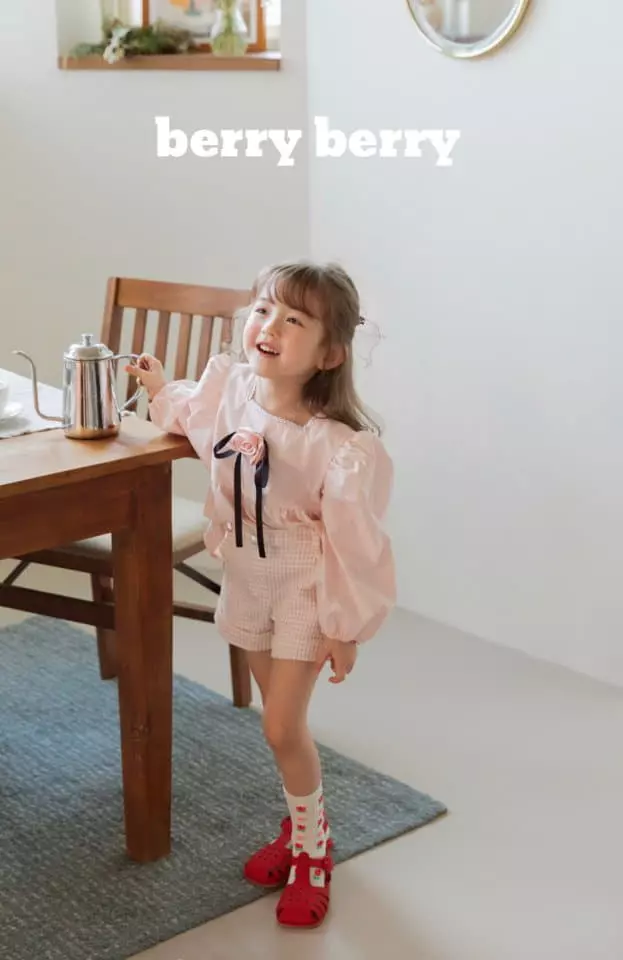 Berry Berry - Korean Children Fashion - #designkidswear - Cosaju Blouse