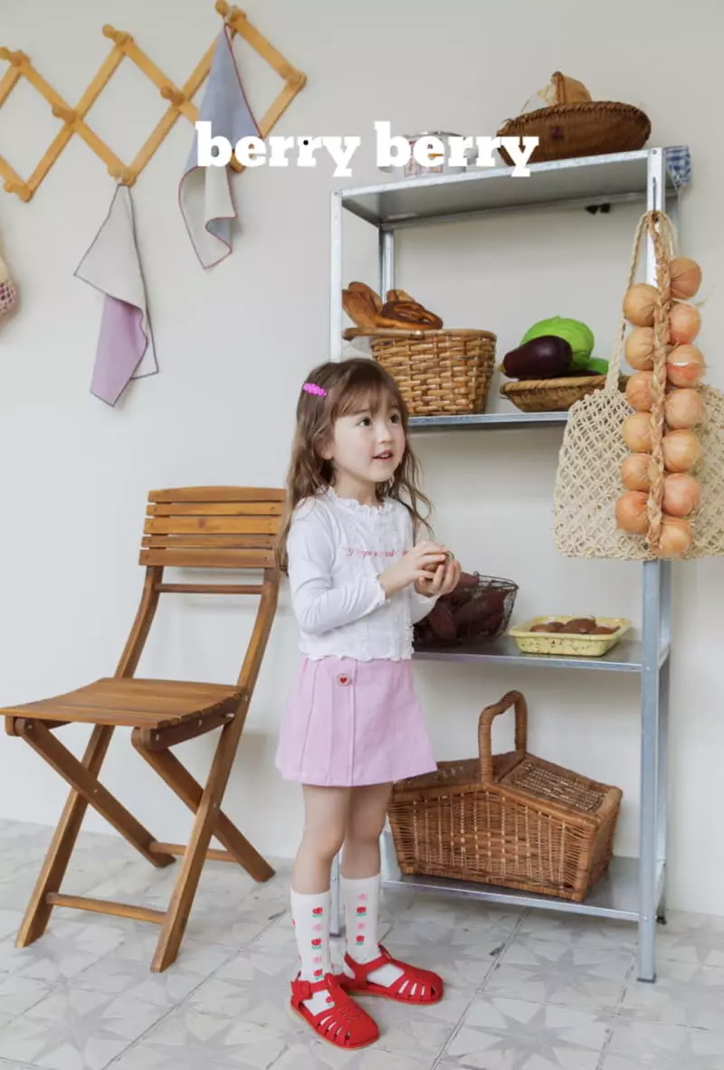 Berry Berry - Korean Children Fashion - #discoveringself - Wrinkle Skirt - 4