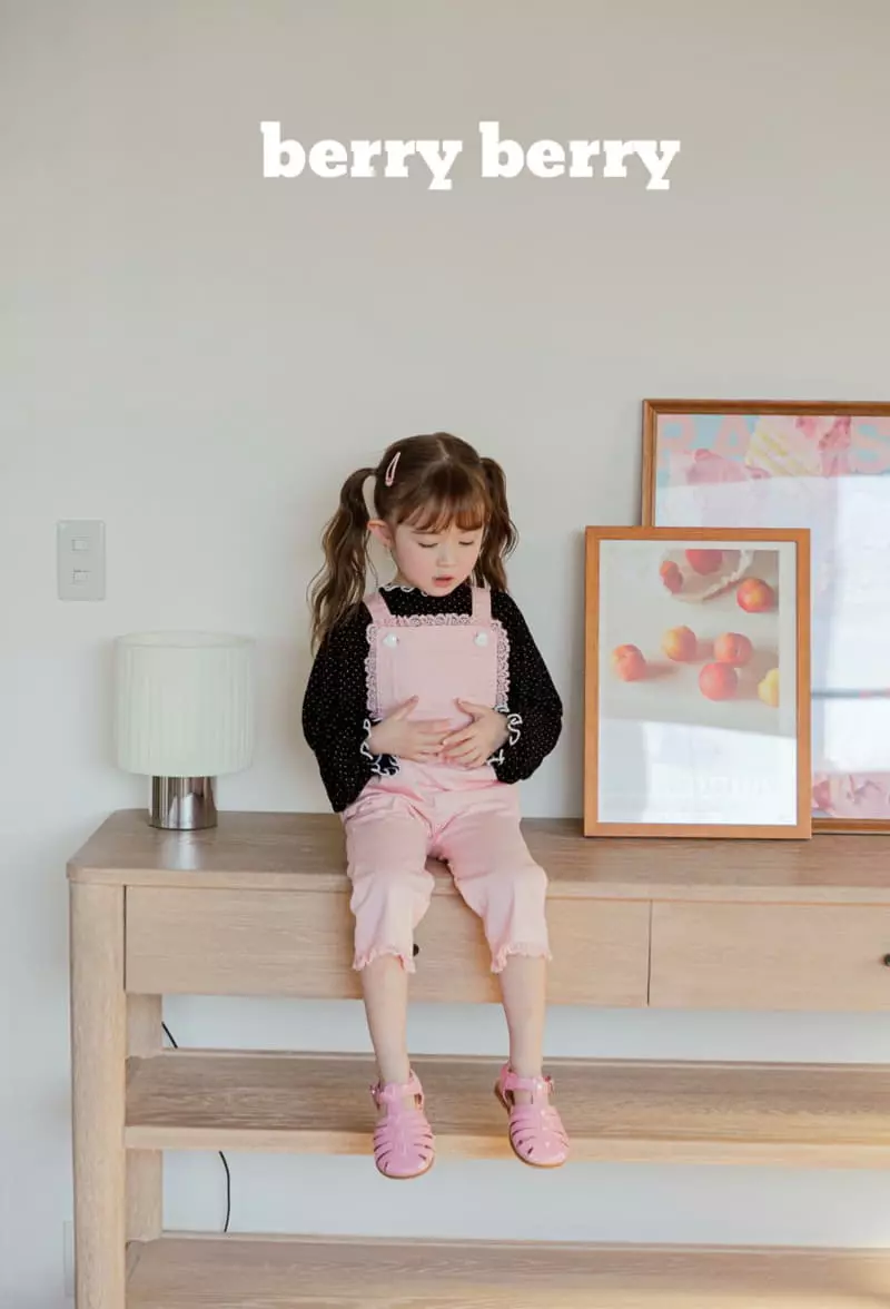 Berry Berry - Korean Children Fashion - #kidzfashiontrend - Dove Rib Tee - 12
