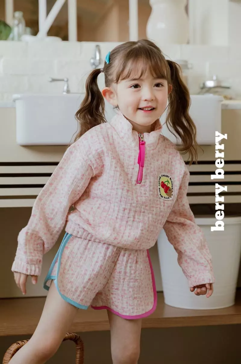 Berry Berry - Korean Children Fashion - #magicofchildhood - Cherry Top Bottom Set - 7