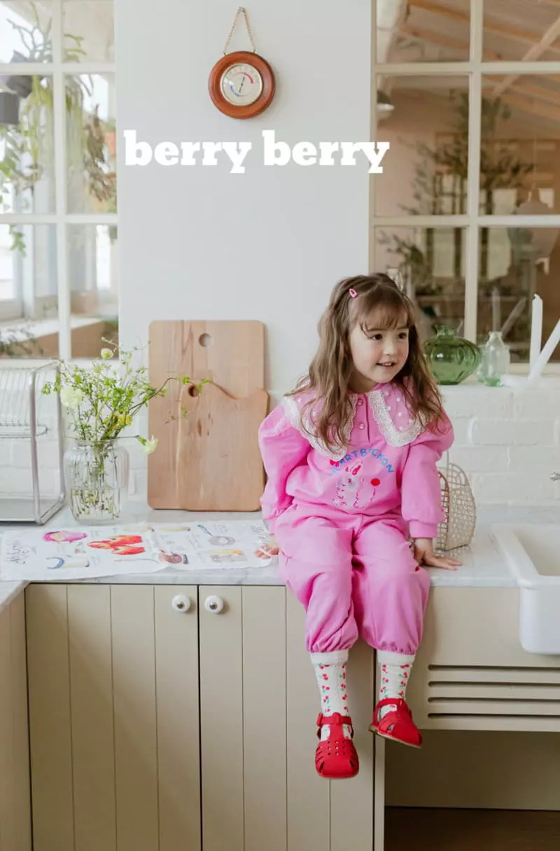 Berry Berry - Korean Children Fashion - #minifashionista - Bbeggom Top Bottom Set - 7