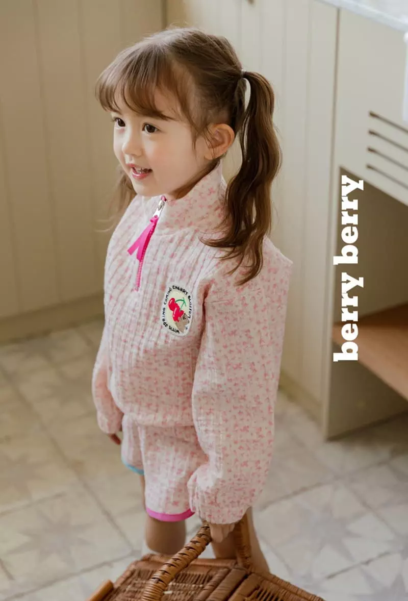 Berry Berry - Korean Children Fashion - #prettylittlegirls - Cherry Top Bottom Set - 9