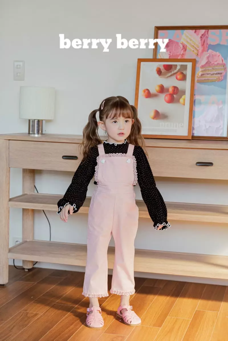 Berry Berry - Korean Children Fashion - #minifashionista - Chu Overalls - 4