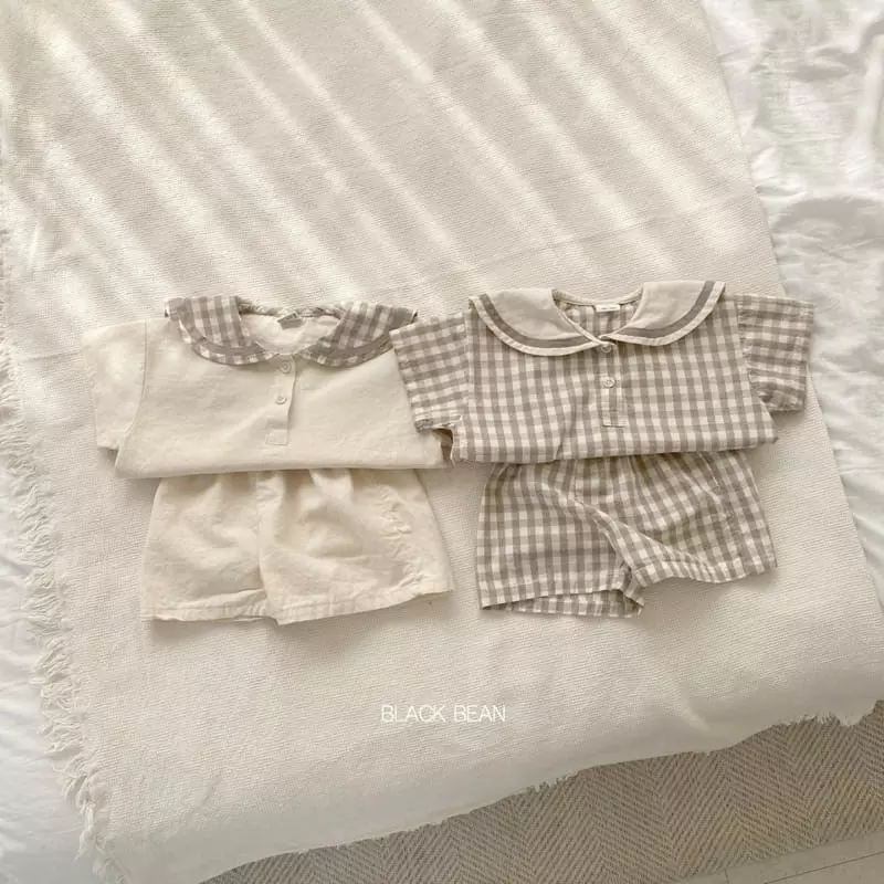 Black Bean - Korean Children Fashion - #Kfashion4kids - Mood Top Bottom Set - 8