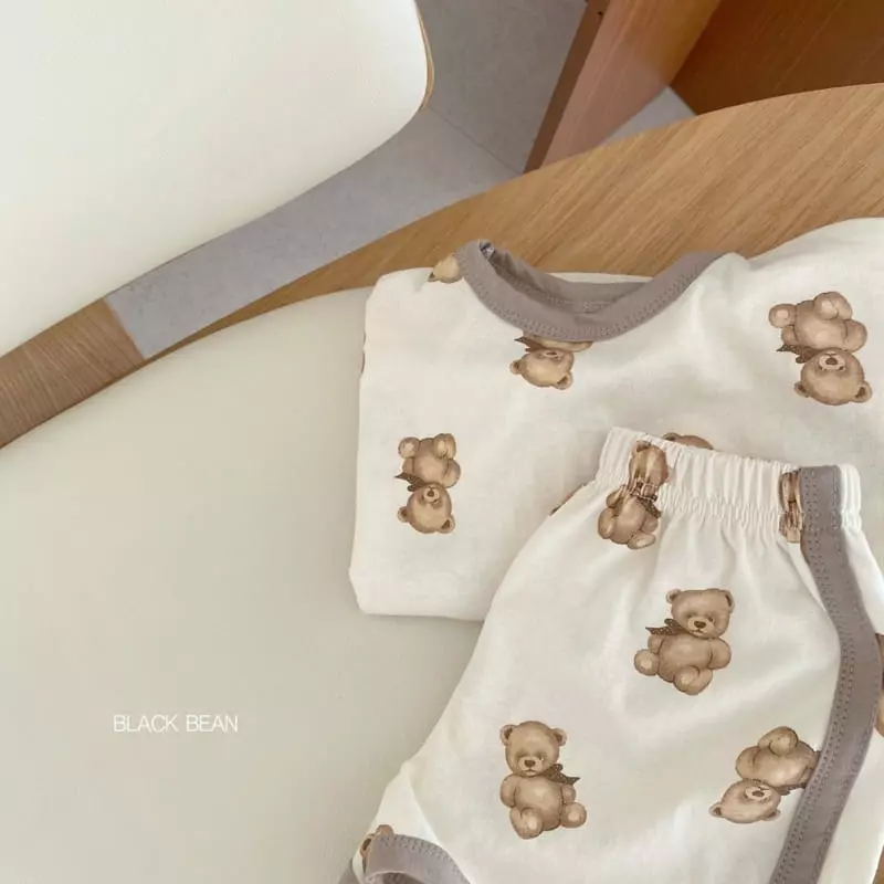 Black Bean - Korean Children Fashion - #discoveringself - Ani Top Bottom Set - 6