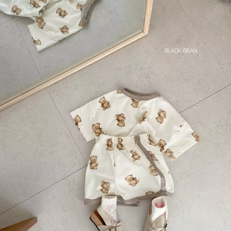 Black Bean - Korean Children Fashion - #fashionkids - Ani Top Bottom Set - 7