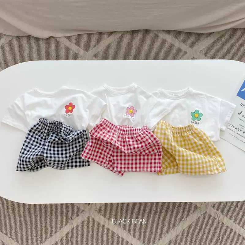 Black Bean - Korean Children Fashion - #kidsshorts - Nice Top Bottom Set - 12
